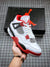 Nike Air Jordan 4 Bianco-Rosso Fuoco - Provehito