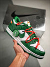 Nike SB Dunk Low Leather x Off White Green